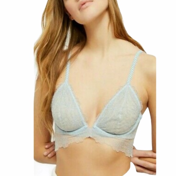 Free People Other - Free People Lucia Underwire Bra in Hydrangea Blue